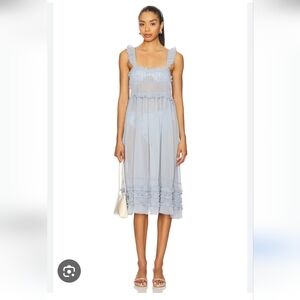 NWT Free People ROBE MI-LONGUE MOON PHASE Size S Fits M Fairy $78